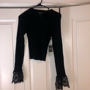 Forever 21 black crop top